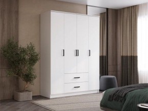Шкаф 4-х створчатый Титан (белый) в Стрежевом - strezevoi.ok-mebel.com | фото 5