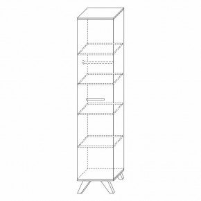 Шкаф 400 Вега Скандинавия в Стрежевом - strezevoi.ok-mebel.com | фото 6