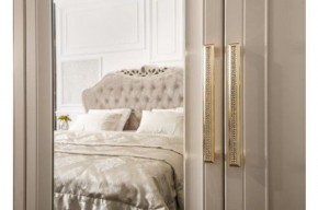 Шкаф 5-ти ств с зеркалами Мокко (бежевый) в Стрежевом - strezevoi.ok-mebel.com | фото 4