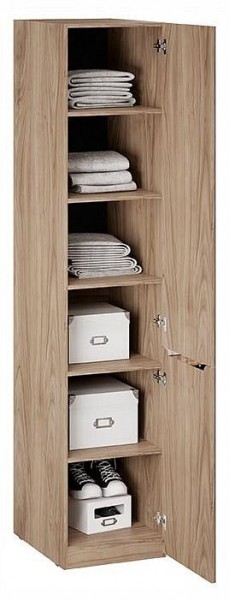Шкаф для белья Глосс СМ-319.07.001 в Стрежевом - strezevoi.ok-mebel.com | фото 2
