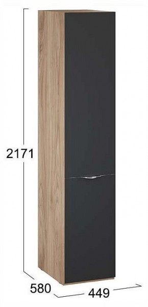 Шкаф для белья Глосс СМ-319.07.001 в Стрежевом - strezevoi.ok-mebel.com | фото 4