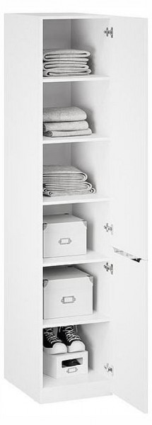 Шкаф для белья Глосс СМ-319.07.002 в Стрежевом - strezevoi.ok-mebel.com | фото 2