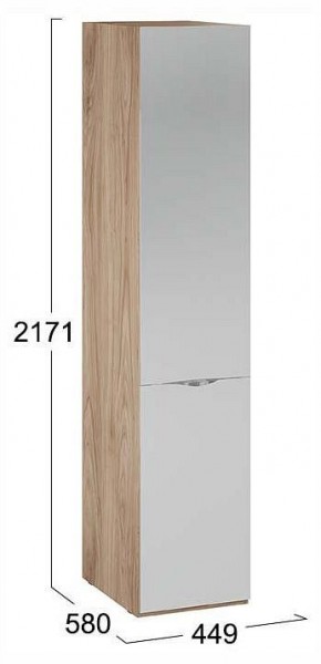 Шкаф для белья Глосс СМ-319.07.002 в Стрежевом - strezevoi.ok-mebel.com | фото 4