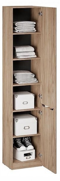 Шкаф для белья Глосс СМ-319.07.011 в Стрежевом - strezevoi.ok-mebel.com | фото 2