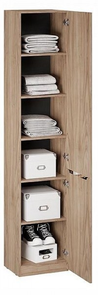 Шкаф для белья Глосс СМ-319.07.012 в Стрежевом - strezevoi.ok-mebel.com | фото 2