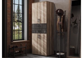 Шкаф для белья Паркинс в Стрежевом - strezevoi.ok-mebel.com | фото 4