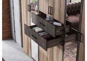 Шкаф для белья Паркинс в Стрежевом - strezevoi.ok-mebel.com | фото 5