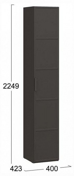Шкаф для белья Стелла Исп.2 в Стрежевом - strezevoi.ok-mebel.com | фото 4