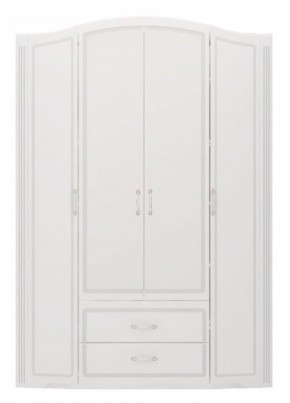 Шкаф для одежды 4-х дв.с ящиками Виктория 2  без зеркал в Стрежевом - strezevoi.ok-mebel.com | фото 1