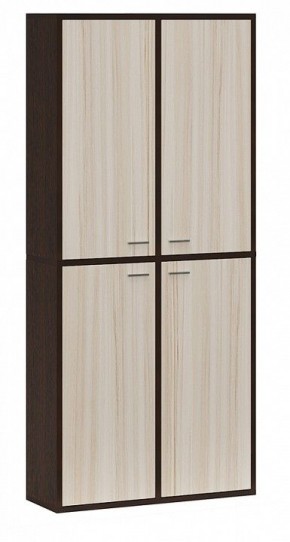 Шкаф книжный Домино СУ(ш2в2)+4ФГ в Стрежевом - strezevoi.ok-mebel.com | фото