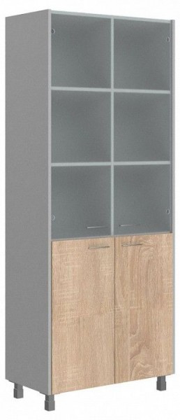 Шкаф книжный Offix New OHC 87.2 в Стрежевом - strezevoi.ok-mebel.com | фото
