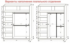 Шкаф-купе 1800 серии SOFT D8+D2+B2+PL4 (2 ящика+F обр.штанга) профиль «Графит» в Стрежевом - strezevoi.ok-mebel.com | фото 8