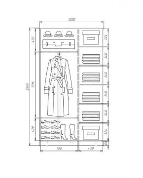 Шкаф-купе ХИТ 22-4-12-11 (420) в Стрежевом - strezevoi.ok-mebel.com | фото 5