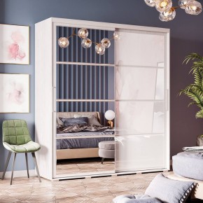 Шкаф-купе Крафт-6 1.6 м ШКК-06 (ясень белый) в Стрежевом - strezevoi.ok-mebel.com | фото