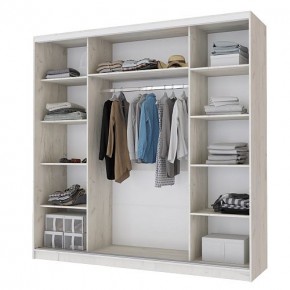 Шкаф-купе Неаполь 2.2 с 2-мя зеркалами в Стрежевом - strezevoi.ok-mebel.com | фото 2