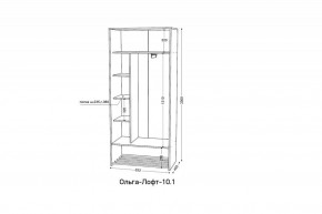 Шкаф-купе Ольга-Лофт 10.1 в Стрежевом - strezevoi.ok-mebel.com | фото 4