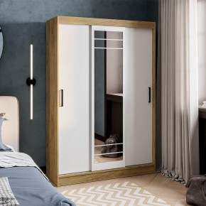 Шкаф-купе Тео ШКК-02 (крафт/белый) в Стрежевом - strezevoi.ok-mebel.com | фото