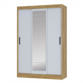 Шкаф-купе Тео ШКК-02 (крафт/белый) в Стрежевом - strezevoi.ok-mebel.com | фото 2