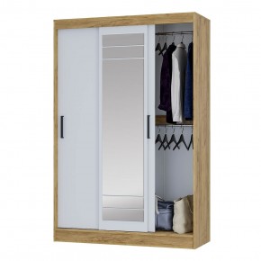 Шкаф-купе Тео ШКК-02 (крафт/белый) в Стрежевом - strezevoi.ok-mebel.com | фото 3