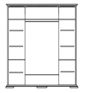 Шкаф Лика (ММ 137-01/04Б) без зеркал в Стрежевом - strezevoi.ok-mebel.com | фото 4