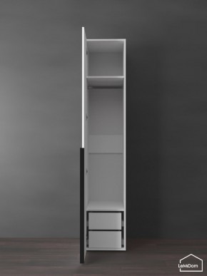 Шкаф Linnea MHR-1-3 2050х400х510 (Белый-М 11.1.2) в Стрежевом - strezevoi.ok-mebel.com | фото 6