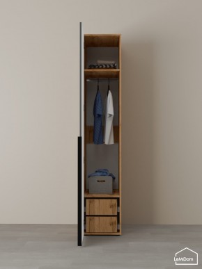 Шкаф Linnea MHR-1-3 2050х400х510 (ДВ-М 11.1.25) в Стрежевом - strezevoi.ok-mebel.com | фото 5