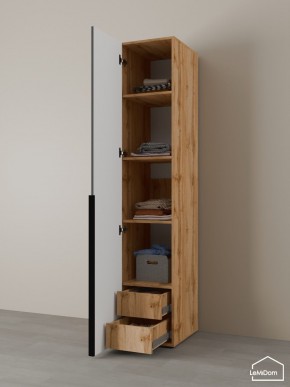 Шкаф Linnea MHR-1-4 2050х400х510 (ДВ-М 11.1.25) в Стрежевом - strezevoi.ok-mebel.com | фото 5