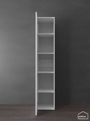 Шкаф Linnea MHR-1PO-2 2050х400х510 (Белый-М 11.1.2) в Стрежевом - strezevoi.ok-mebel.com | фото 4