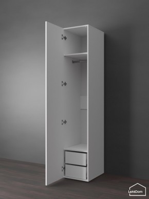 Шкаф Linnea MHR-1PO-3 2050х400х510 (Белый-М 11.1.2) в Стрежевом - strezevoi.ok-mebel.com | фото 4