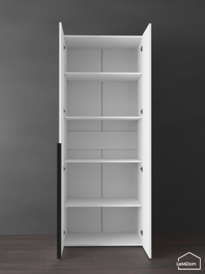 Шкаф Linnea MHR-2-2 2050х800х510 (Белый-М 11.1.2) в Стрежевом - strezevoi.ok-mebel.com | фото 4
