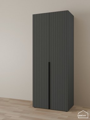 Шкаф Linnea MHR-2-2 2050х800х510 (Графит-М 11.1.25) в Стрежевом - strezevoi.ok-mebel.com | фото
