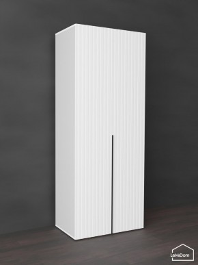 Шкаф Linnea MHR-2 2050х800х510 (Белый-М 11.1.2) в Стрежевом - strezevoi.ok-mebel.com | фото