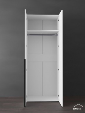 Шкаф Linnea MHR-2 2050х800х510 (Белый-М 11.1.2) в Стрежевом - strezevoi.ok-mebel.com | фото 4