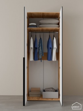 Шкаф Linnea MHR-2 2050х800х510 (ДВ-М 11.1.25) в Стрежевом - strezevoi.ok-mebel.com | фото 4