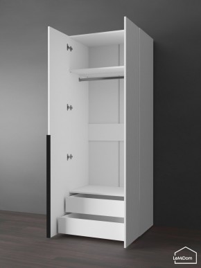 Шкаф Linnea MHR-2-3 2050х800х510 (Белый-М 11.1.2) в Стрежевом - strezevoi.ok-mebel.com | фото 5