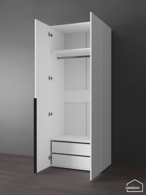 Шкаф Linnea MHR-2-3 2050х800х510 (Белый-М 11.1.2) в Стрежевом - strezevoi.ok-mebel.com | фото 6