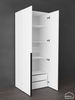 Шкаф Linnea MHR-2-4 2050х800х510 (Белый-М 11.1.2) в Стрежевом - strezevoi.ok-mebel.com | фото 6
