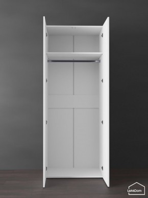 Шкаф Linnea MHR-2PO 2050х800х510 (Белый-М 11.1.1) в Стрежевом - strezevoi.ok-mebel.com | фото 4