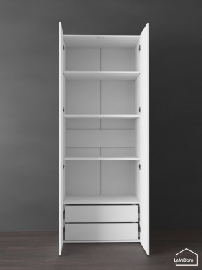 Шкаф Linnea MHR-2PO-4 2050х800х510 (Белый-М 11.1.1) в Стрежевом - strezevoi.ok-mebel.com | фото 5