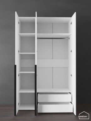 Шкаф Linnea MHR-3-2 2050х1200х510 (Белый-М 11.1.1) в Стрежевом - strezevoi.ok-mebel.com | фото 6