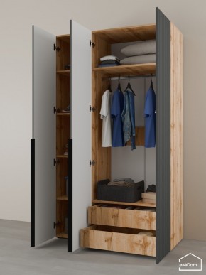 Шкаф Linnea MHR-3-2 2050х1200х510 (ДВ-М 11.1.25) в Стрежевом - strezevoi.ok-mebel.com | фото 6