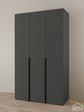 Шкаф Linnea MHR-3-2 2050х1200х510 (Графит-М 11.1.25) в Стрежевом - strezevoi.ok-mebel.com | фото