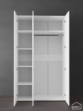 Шкаф Linnea MHR-3PO-1 2050х1200х510 (Белый-М 11.1.1) в Стрежевом - strezevoi.ok-mebel.com | фото 5