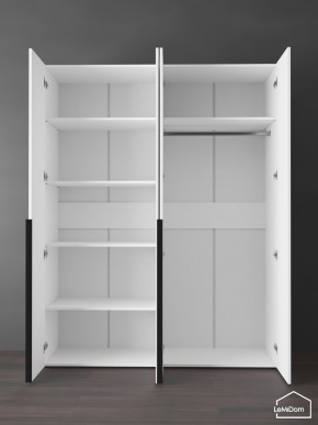 Шкаф Linnea MHR-4-1 2050х1600х510 (Белый-М 11.1.2) в Стрежевом - strezevoi.ok-mebel.com | фото 4