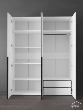 Шкаф Linnea MHR-4-2 2050х1600х510 (Белый-М 11.1.2) в Стрежевом - strezevoi.ok-mebel.com | фото 6