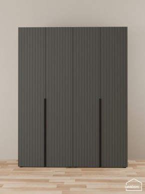 Шкаф Linnea MHR-4-2 2050х1600х510 (Графит-М 11.1.25) в Стрежевом - strezevoi.ok-mebel.com | фото