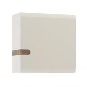 Шкаф навесной 1D/TYP 65, LINATE ,цвет белый/сонома трюфель в Стрежевом - strezevoi.ok-mebel.com | фото 2