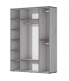 Шкаф Норден 1600 (Дуб Крафт Белый) в Стрежевом - strezevoi.ok-mebel.com | фото 2