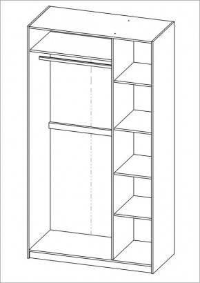 Шкаф ПЕГАС трехдверный, цвет Дуб Сонома в Стрежевом - strezevoi.ok-mebel.com | фото