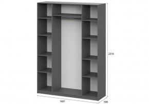 Шкаф платяной Даиго в Стрежевом - strezevoi.ok-mebel.com | фото 3